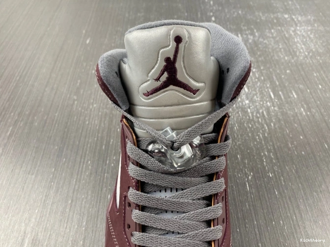 Kicktheory Burgundy Jordan Air 5 DZ4131-600 0731